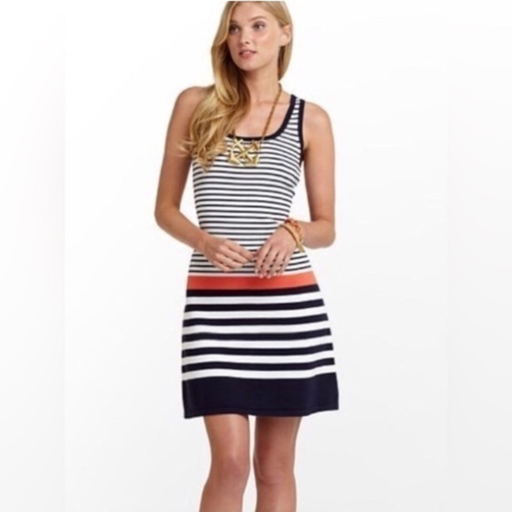NWOT Lilly Pulitzer Stanton Sweater Dress - Resort White Buoy Stripe - Sz S
